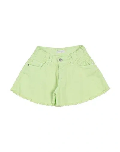 Meilisa Bai Babies'  Toddler Girl Shorts & Bermuda Shorts Light Green Size 5 Cotton, Elastane