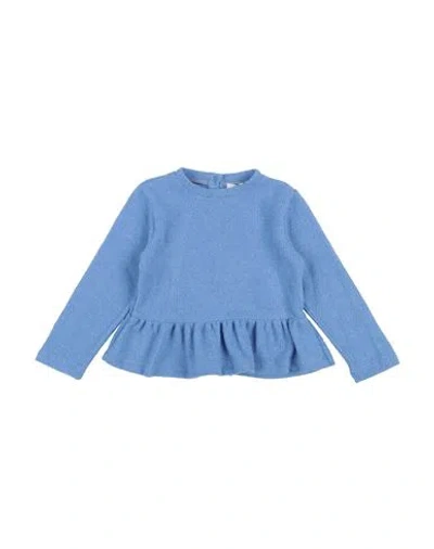Meilisa Bai Babies'  Toddler Girl Sweater Azure Size 3 Polyester, Viscose, Elastane In Blue