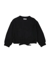 Meilisa Bai Babies'  Toddler Girl Sweater Black Size 6 Viscose, Polyamide, Polyester