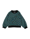 Meilisa Bai Toddler Girl Sweater Deep Teal Size 7 Polyester, Viscose, Elastane