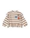 Meilisa Bai Toddler Girl Sweater Light Brown Size 5 Cotton, Acetate, Viscose, Polyester, Polyamide In Brown