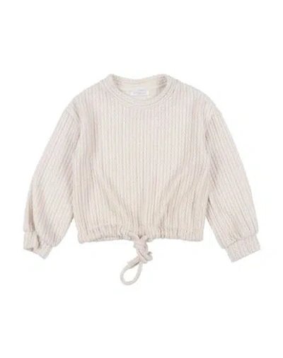 Meilisa Bai Babies'  Toddler Girl Sweater Off White Size 7 Viscose, Polyamide, Polyester In Neutral