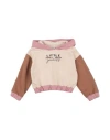 Meilisa Bai Toddler Girl Sweatshirt Beige Size 6 Cotton, Polyester In Beige