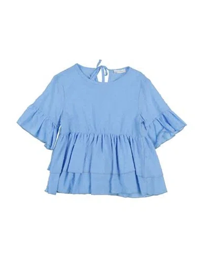 Meilisa Bai Babies'  Toddler Girl Top Azure Size 6 Cotton In Blue