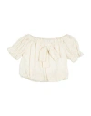 Meilisa Bai Toddler Girl Top Ivory Size 7 Cotton In White
