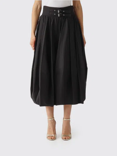 Meimeij Cotton Balloon Skirt In Black