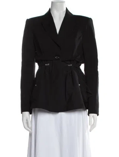 Pre-owned Meimeij Blazer In Black