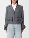Meimeij Blazer  Woman Color Grey In Gray