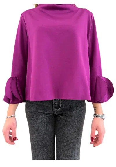 Meimeij Blue Woman  In Purple