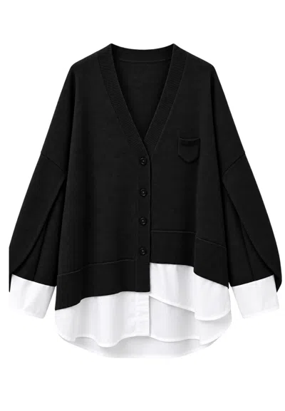 Meimeij Cardigan  In Black
