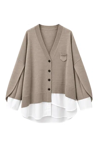 Meimeij Cardigan  In Neutral