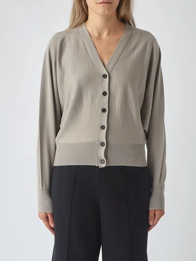 Meimeij Cardigan Woman Color Grey In Gray
