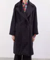 Meimeij Coat In Black In Black