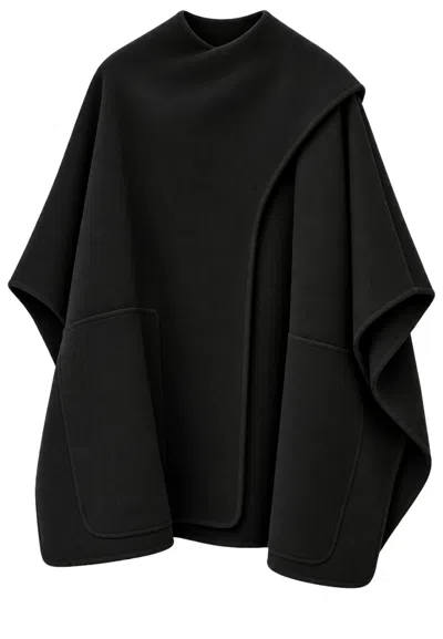 Meimeij Coat  A Mantella In Black