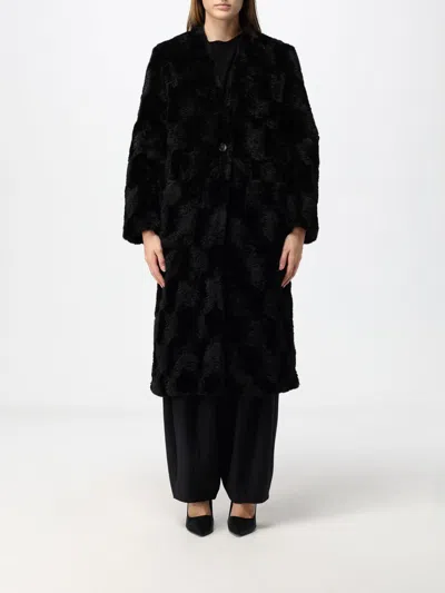 Meimeij Coat Woman Color Black