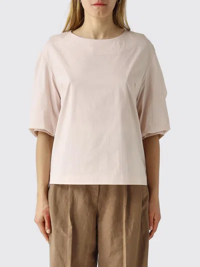 Meimeij Cotton Blend Blouse In Pink