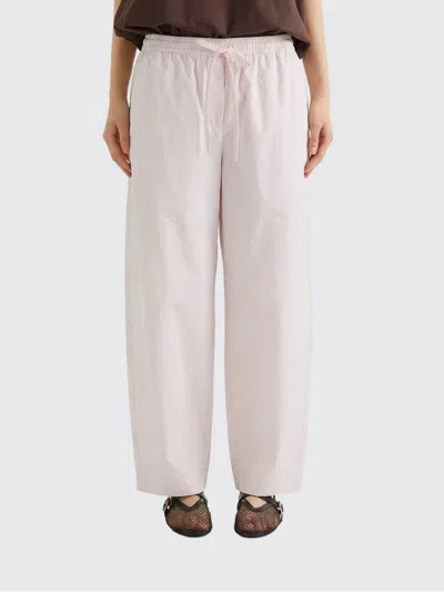 Meimeij Cotton Blend Trousers With Drawstring In Neutral