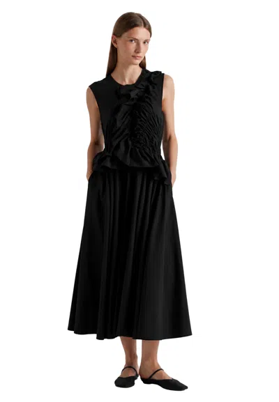 Meimeij Dress With Rouge Woman  Black Cotton Spring/summer 2026 M6ea50-nero