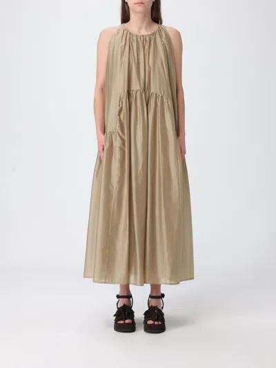 Meimeij Lyocell Midi Dress In Brown