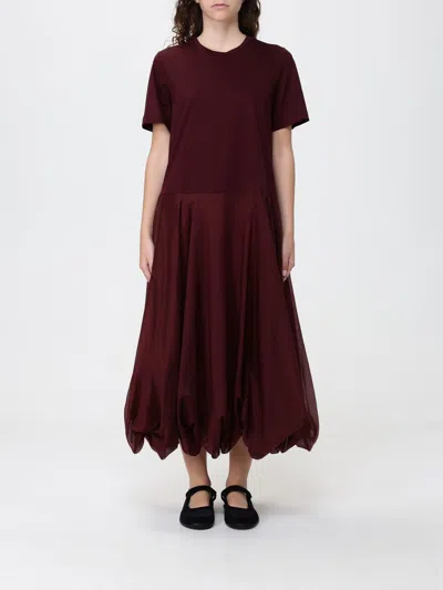 Meimeij Dress Woman In Burgundy