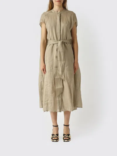 Meimeij Dress Woman In Neutral