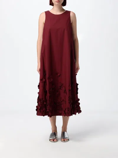 Meimeij Dress Woman In Burgundy