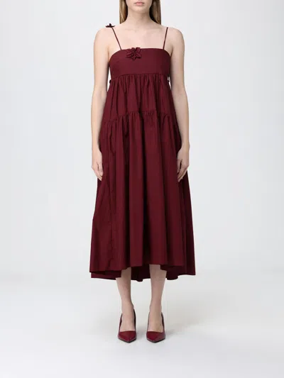 Meimeij Dress  Woman Color Leather In Brown