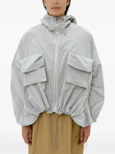 Meimeij Hooded Jacket In Grey