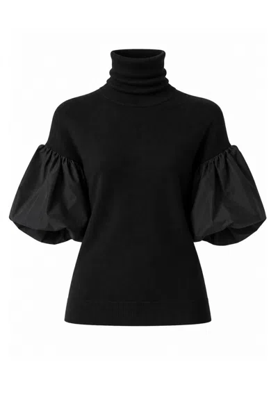 Meimeij Knit Knit Mesh  In Black