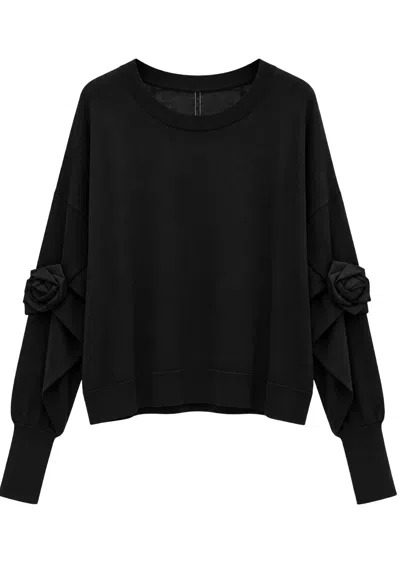 Meimeij Knit Knit Mesh  In Black