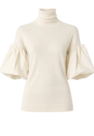 Meimeij Knit Knit Mesh  In White