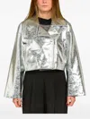 Meimeij Metallic Jacket In Silver