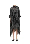 Meimeij Mid Sleeve Dress Woman  Floral Fantasy