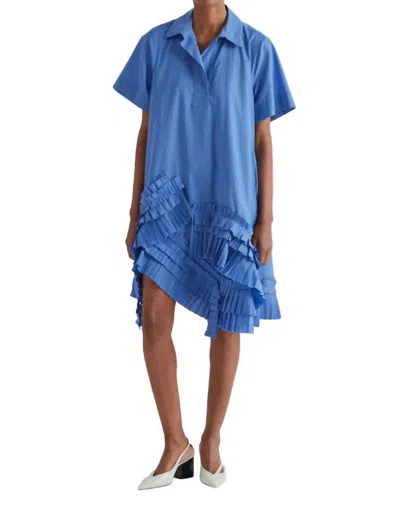 Meimeij Pacific Long Dress In Blue