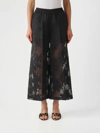 Meimeij パンツ  レディース カラー ブラック In Black