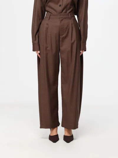 Meimeij Pants Woman Color Brown