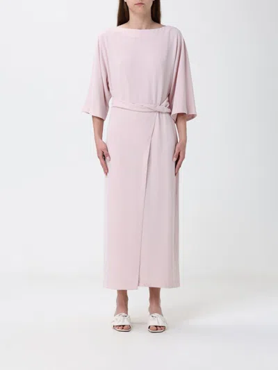 Meimeij Twist-detail Boat-neck Midi Dress In Black