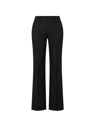 Meimeij Pressed-crease Trousers In Black