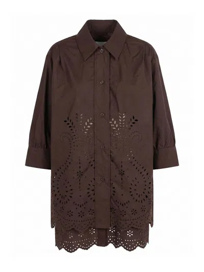 Meimeij Shirt In Brown