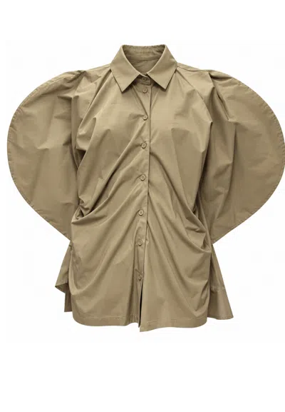 Meimeij Shirt Shirt  Draped In Neutral