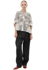 Meimeij Shirt Woman  Half Sleeve In White
