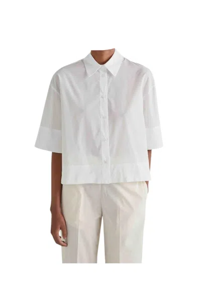 Meimeij Shirt Woman  Half Sleeve In White