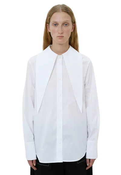 Meimeij Shirt Woman  Toe Collar In White