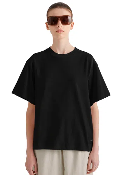 Meimeij Short Sleeve T-shirt  In Black