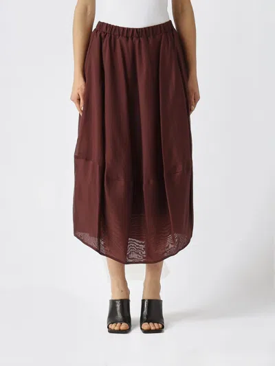 Meimeij パンツ  レディース カラー バーガンディー