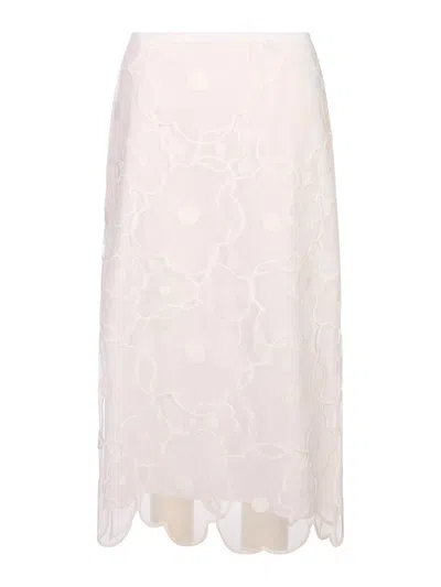 Meimeij Skirt In White