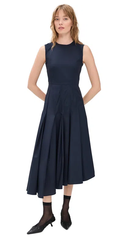 Meimeij Sleeveless Asymmetrical Drop Waist Dress Comet In Gray