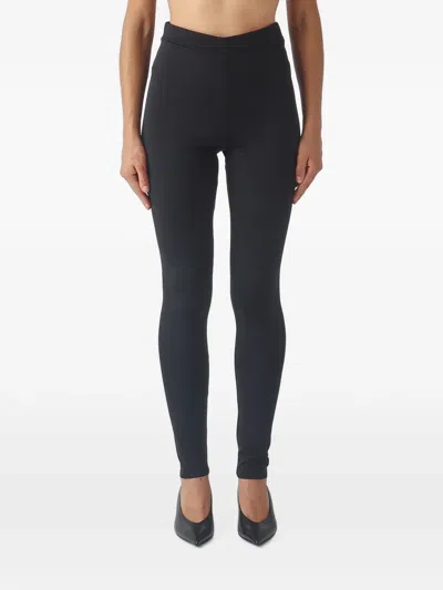 Meimeij Stretch-design Leggings In Black