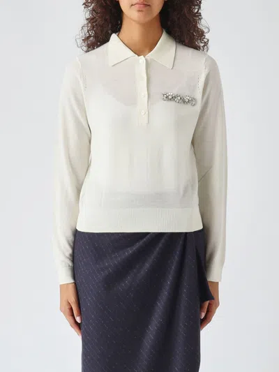 Meimeij Sweater Woman Color White In Neutral
