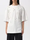 Meimeij T-shirt  Woman Color White In White